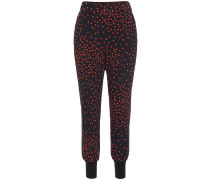 Stella McCartney Gepunktete Hose aus Crepe