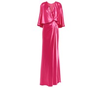 Monique Lhuillier Drapierte Robe aus Satin