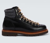 Brunello Cucinelli Schnuerstiefel aus Leder