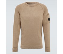 C.P. Company Sweatshirt aus Baumwoll-Fleece