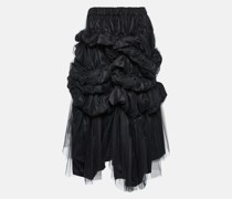 X Comme des Garcons Midirock aus Satin
