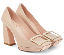 Roger Vivier Plateau-Pumps Viv’ aus Lackleder