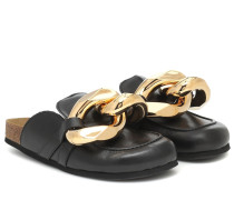 JW Anderson Verzierte Slippers aus Leder