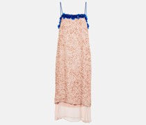 Dries Van Noten Midikleid mit Pailletten