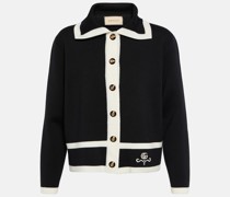 Gucci Jacke Double G aus Woll-Pique