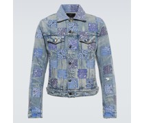 Patchwork-Jeansjacke
