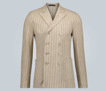 Doppelreihiger Blazer Ziggy aus Leinen