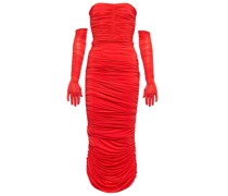 Alex Perry Gerueschtes Midikleid Parton