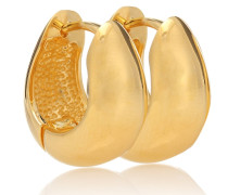 Ohrringe Hinged Hoops aus Sterlingsilber, 18kt vergoldet