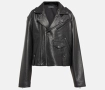David Koma Oversize-Jacke aus Leder