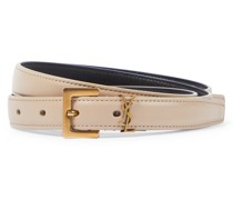 Saint Laurent Guertel Monogram aus Leder