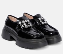 Plateau-Loafers Wallaviv aus Lackleder