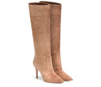Gianvito Rossi Stiefel aus Veloursleder