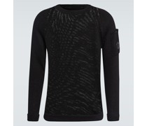 C.P. Company Sweatshirt aus Baumwoll-Fleece
