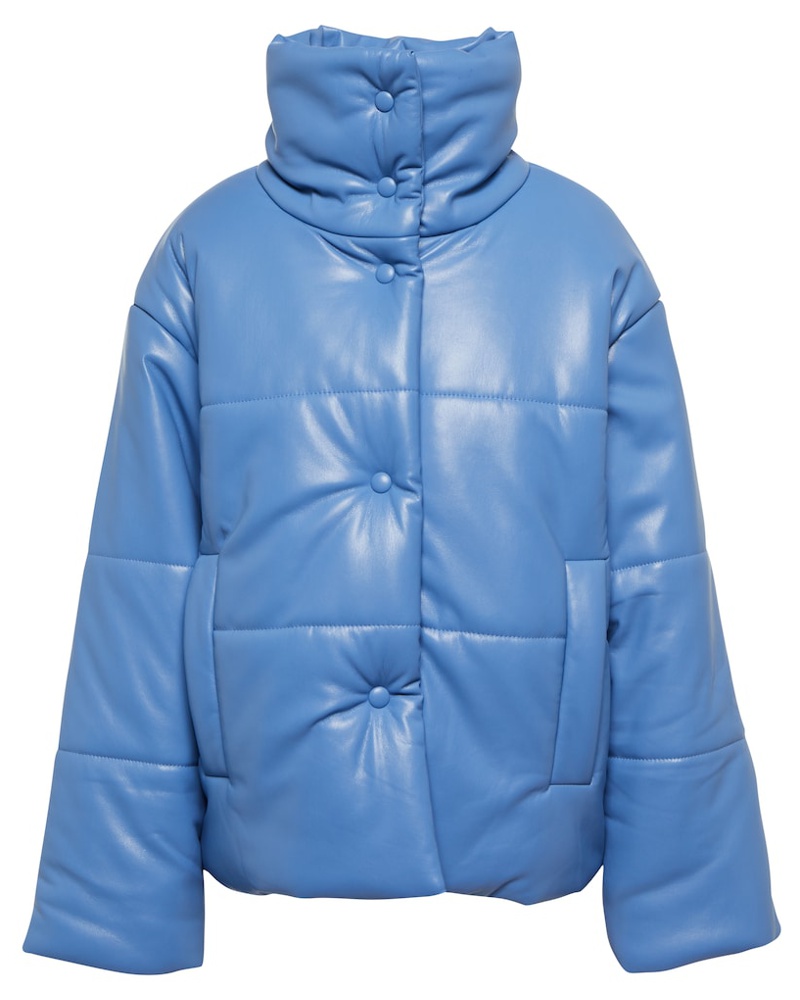 Nanushka Damen Nanushka Wattierte Steppjacke Hide aus Lederimitat