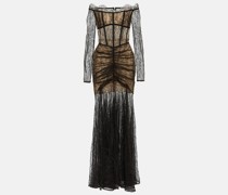 Rasario Robe aus Spitze