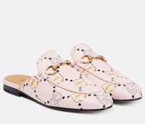 Gucci Slippers Princetown aus Leder