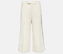 Gucci Bestickte Hose aus Tweed