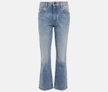Khaite High-Rise Straight Jeans Vivian