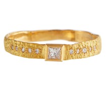 Ring Love aus 18kt Gelbgold mit Diamanten