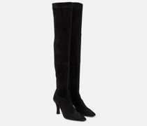 Overknee-Stiefel Annette aus Veloursleder