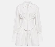 Dion Lee Minikleid aus Baumwollpopeline