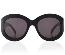 Ovale Oversize-Sonnenbrille