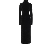 Jil Sander Midikleid aus Velours