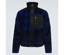 Burberry Karierte Jacke aus Fleece