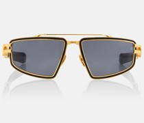 Eckige Sonnenbrille Titan