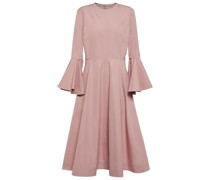 Midikleid aus Baumwollpopeline