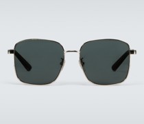 Gucci Eckige Sonnenbrille aus Metall