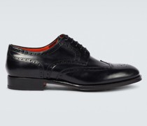 Santoni Schnuerschuhe aus Leder