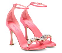 Giambattista Valli Verzierte Sandalen Diamond Clash
