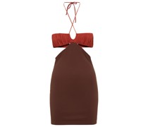 Nensi Dojaka Neckholder-Minikleid