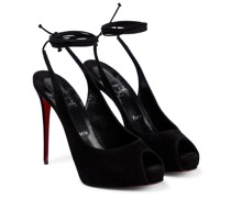 Slingback-Pumps Lace Up NVP aus Veloursleder