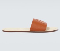 Christian Louboutin Pantoletten Varsicool aus Leder