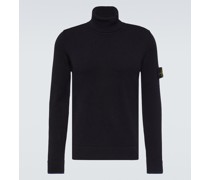 Rollkragenpullover aus einem Wollgemisch