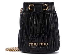 Miu Miu Bucket-Bag Mini aus Leder