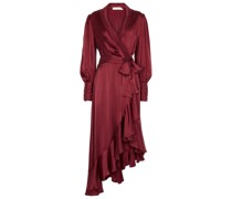 Zimmermann Midikleid aus Seidensatin