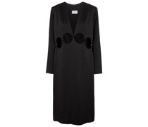 Dries Van Noten Midikleid aus Satin