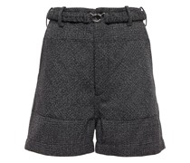 Plan C Shorts aus Wolle und Baumwolle