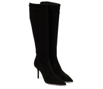 Ankle Boots Saint Honore 85 aus Veloursleder