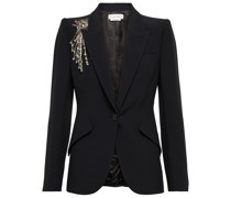 Alexander McQueen Blazer aus Crepe