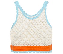 Sportmax Gehaekeltes Cropped-Top Stresa aus Baumwolle