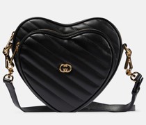 Schultertasche Heart Mini Interlocking G