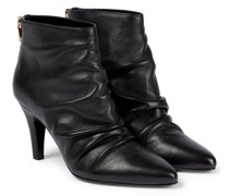 Balmain Ankle Boots aus Leder