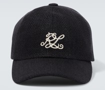 Ralph Lauren Purple Label Baseballcap aus einem Leinengemisch