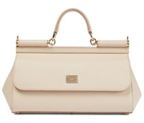 Dolce&Gabbana Schultertasche Sicily Medium aus Leder