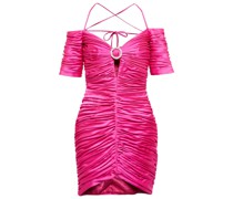 Rasario Verziertes Minikleid aus Satin